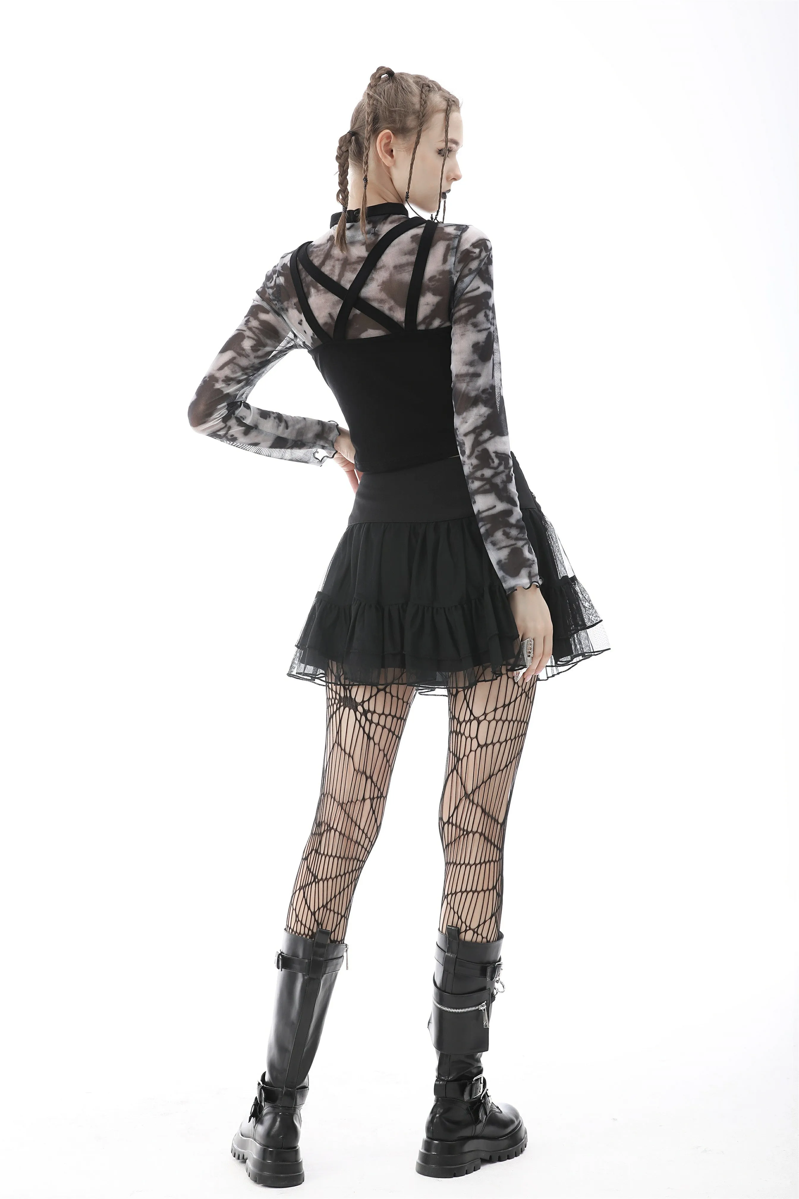 Alternative dye high neck daily top TW368