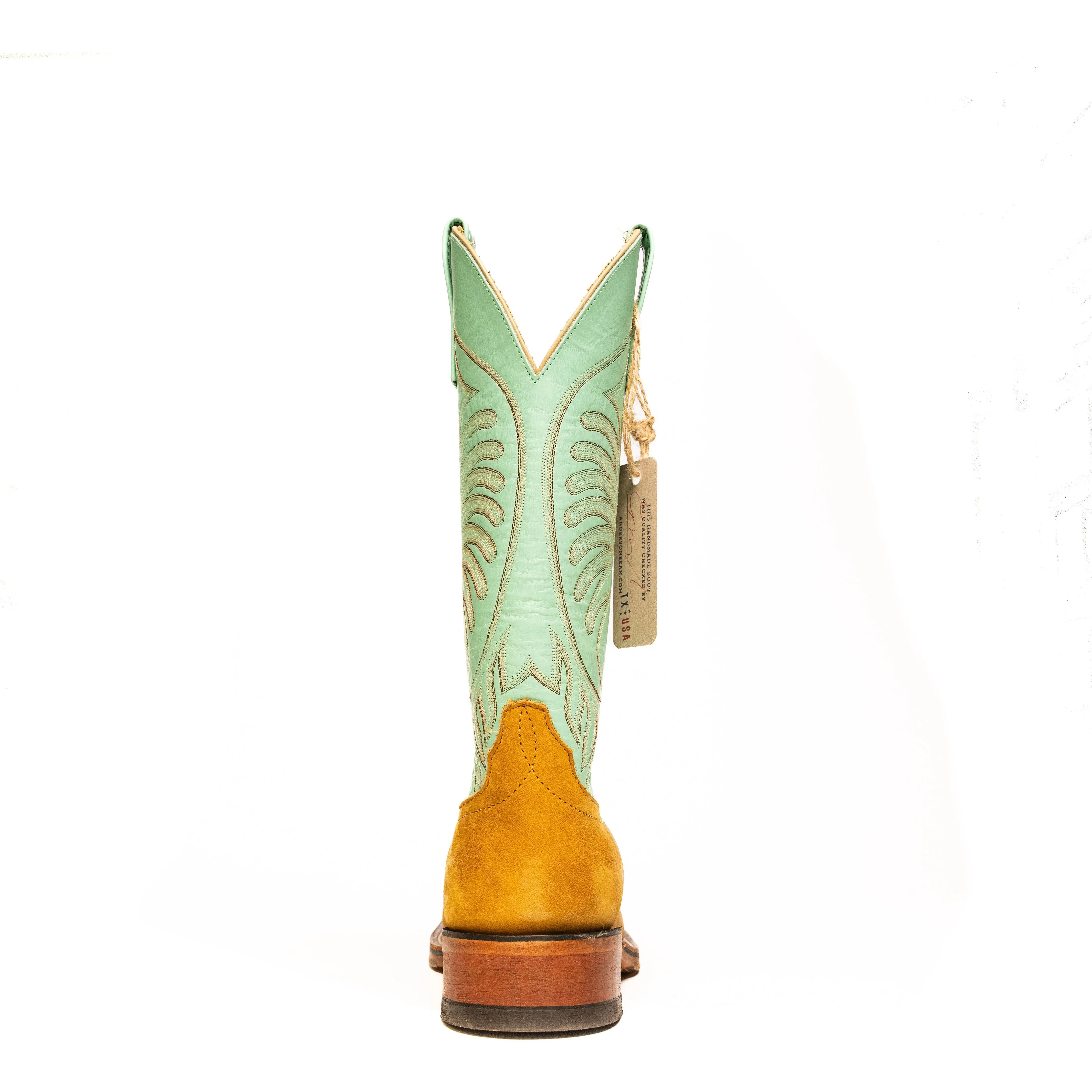 Anderson Bean Burnished Rust with Mint Glove