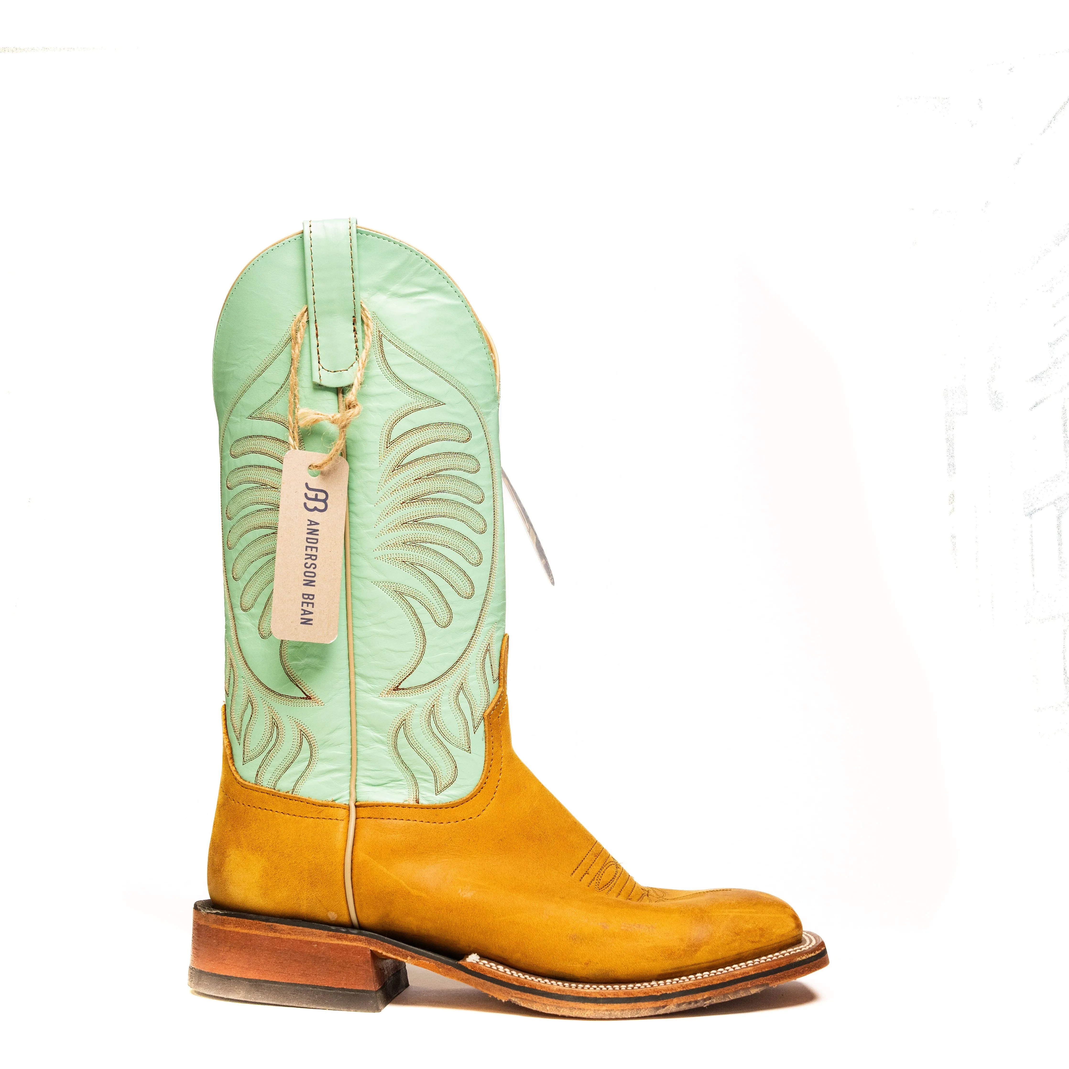 Anderson Bean Burnished Rust with Mint Glove