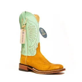 Anderson Bean Burnished Rust with Mint Glove