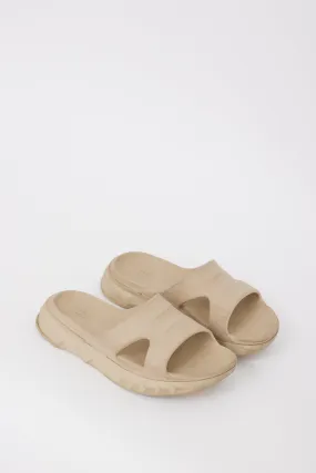 Beige Rubber Marshmallow Sandal