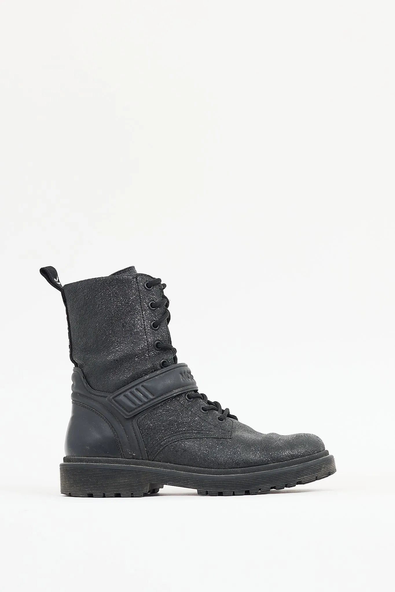 Black Leather Calypso Ankle Boot