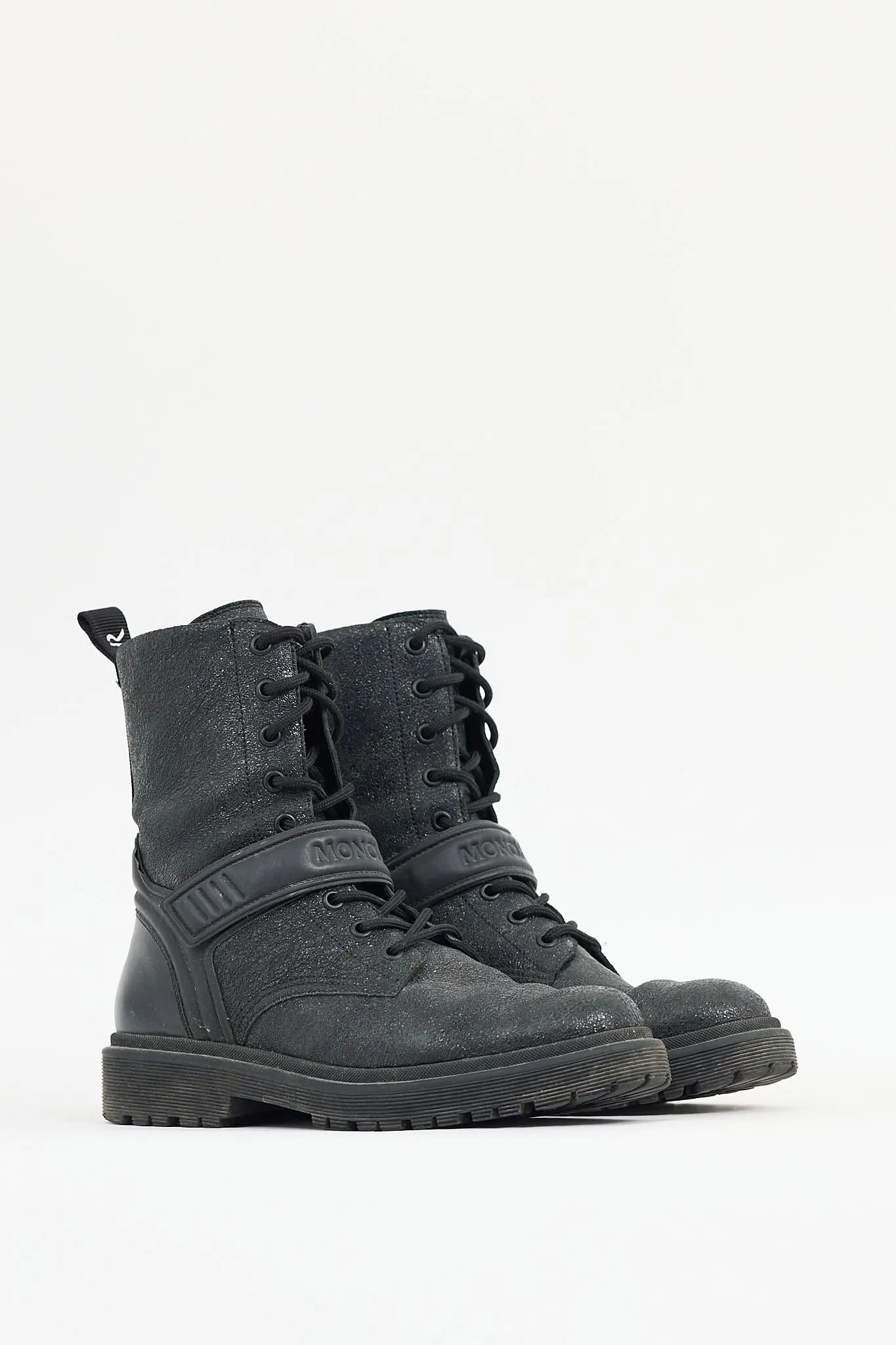 Black Leather Calypso Ankle Boot
