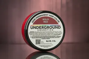 Bold Red Semi-Perm Hair Color