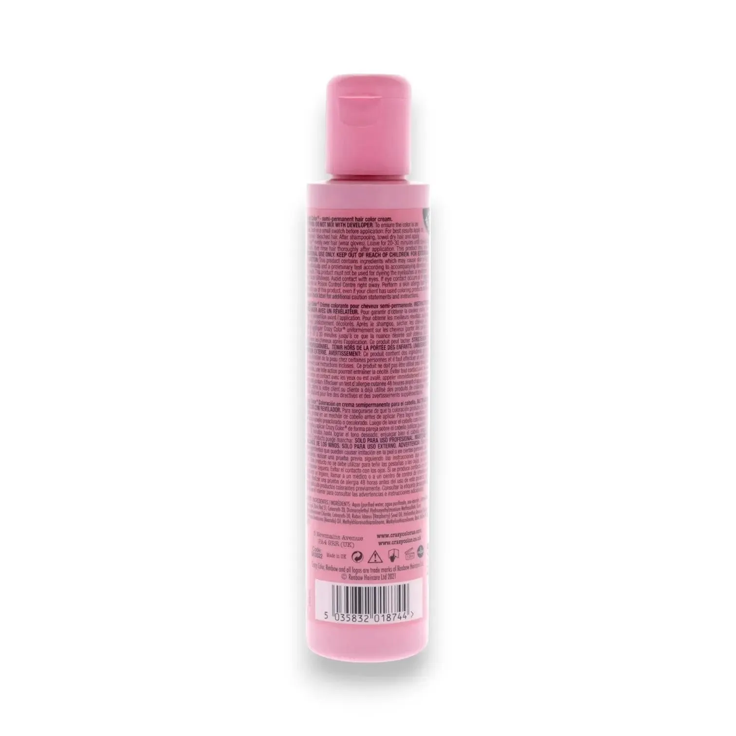 Crazy Color Semi-Permanent Hair Color Cream 150ml
