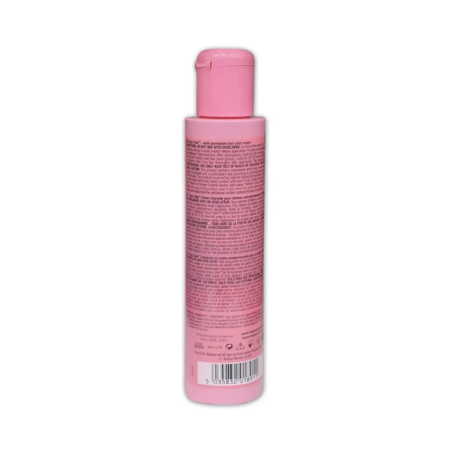 Crazy Color Semi-Permanent Hair Color Cream 150ml