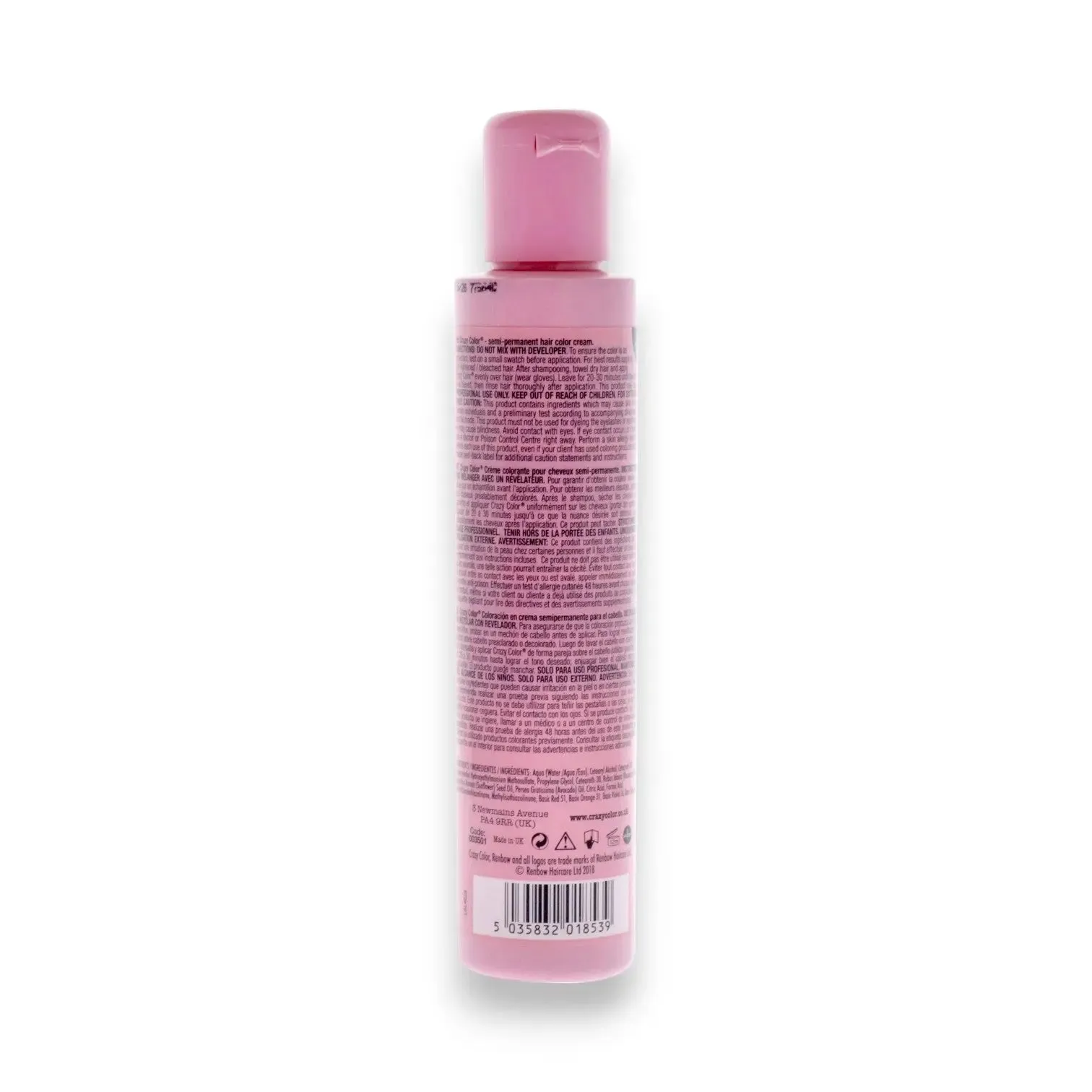 Crazy Color Semi-Permanent Hair Color Cream 150ml