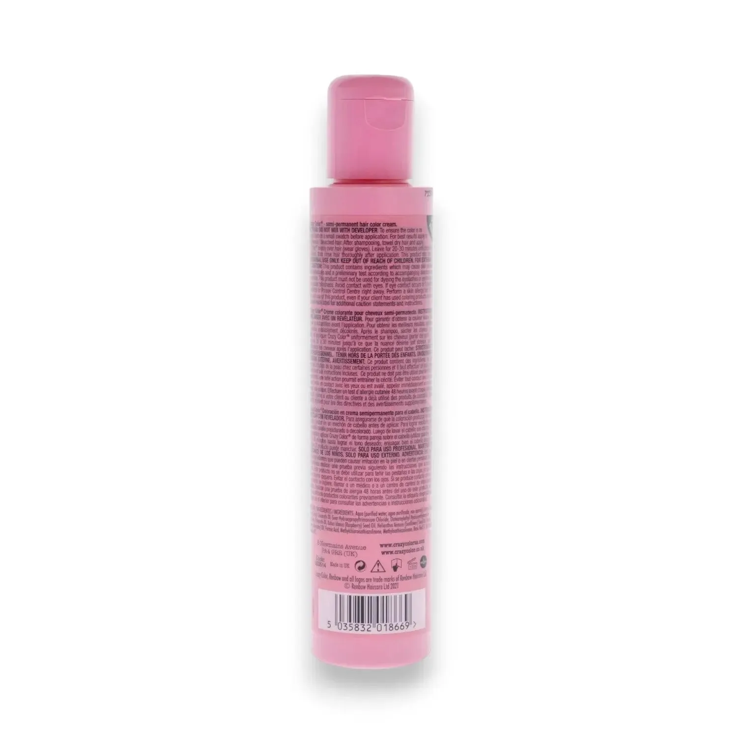 Crazy Color Semi-Permanent Hair Color Cream 150ml