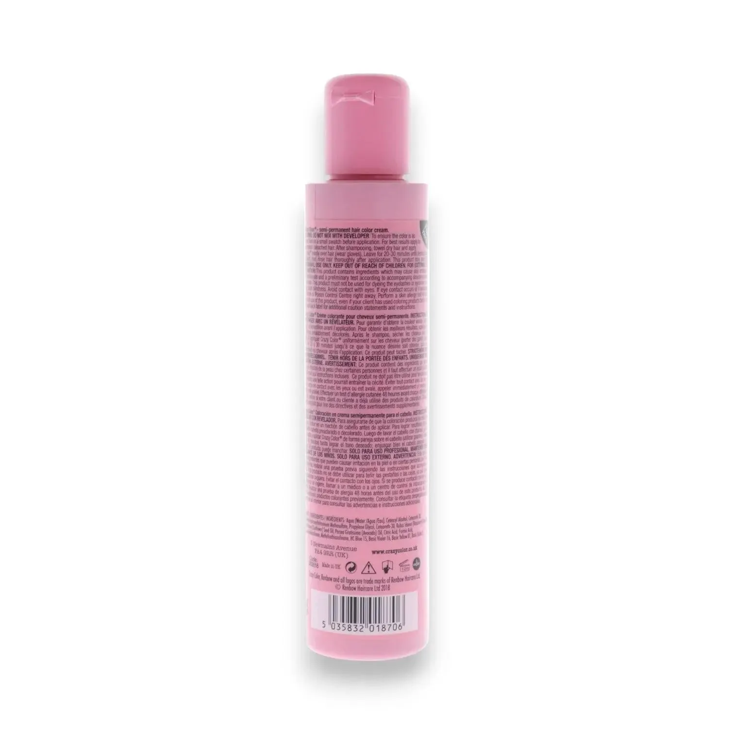 Crazy Color Semi-Permanent Hair Color Cream 150ml