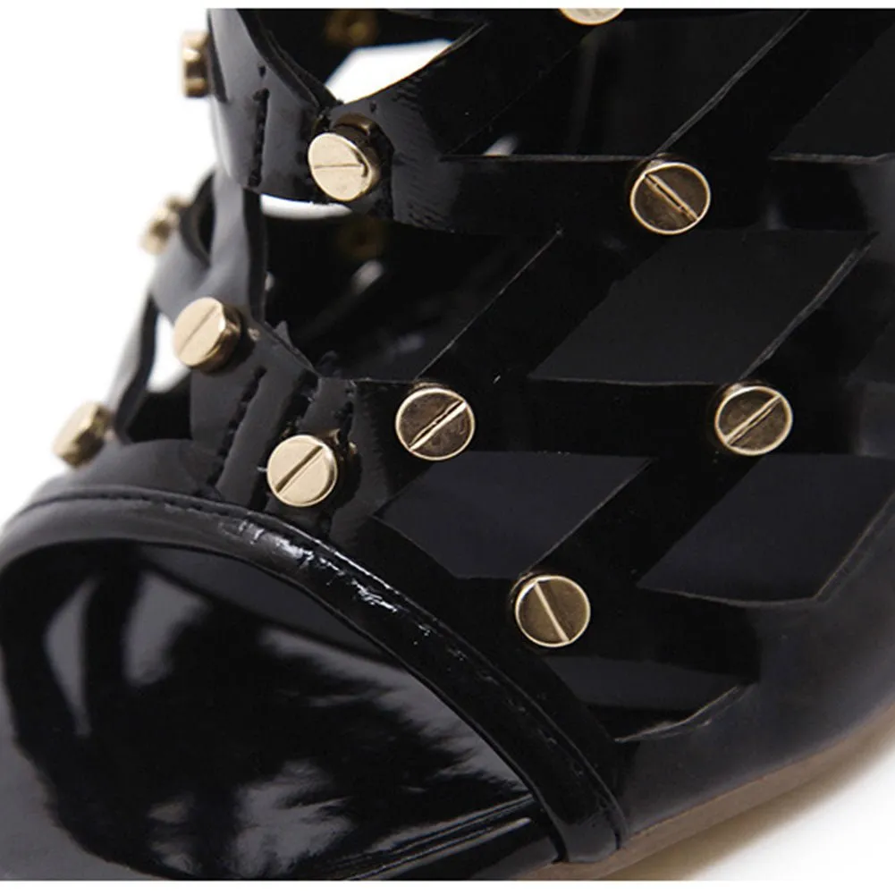 Domina Thigh High Caged Heel