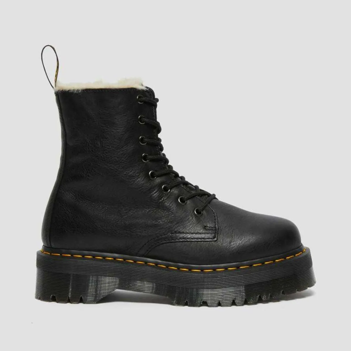 Dr Martens Jadon Faux Fur Black W