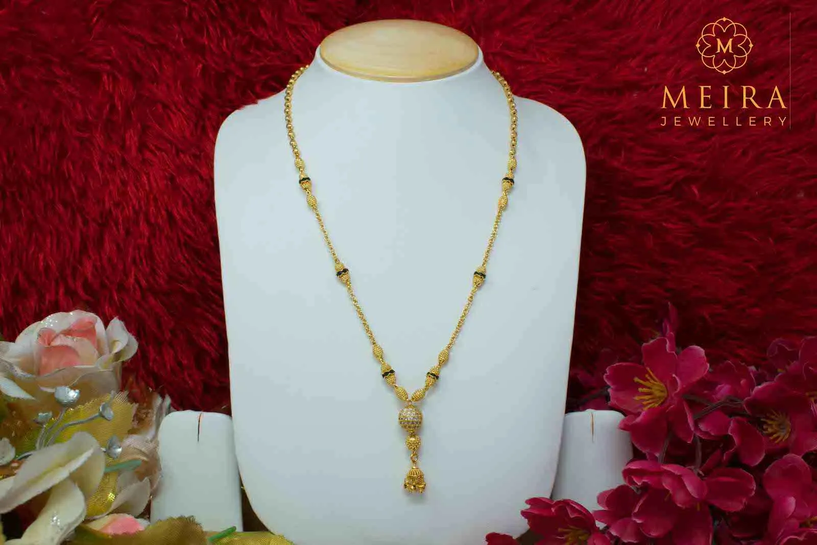 Gilded Solitaire Necklace & Earrings Set