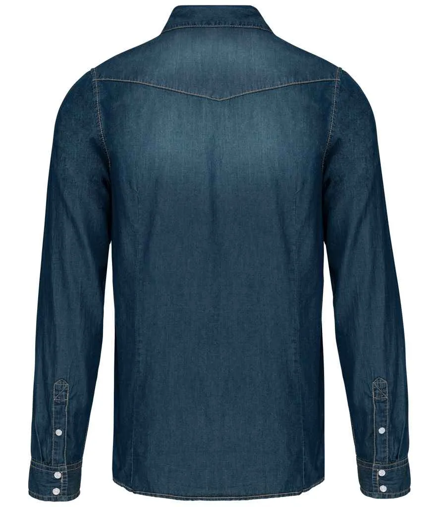 Kariban Long Sleeve Denim Shirt | Blue Jean
