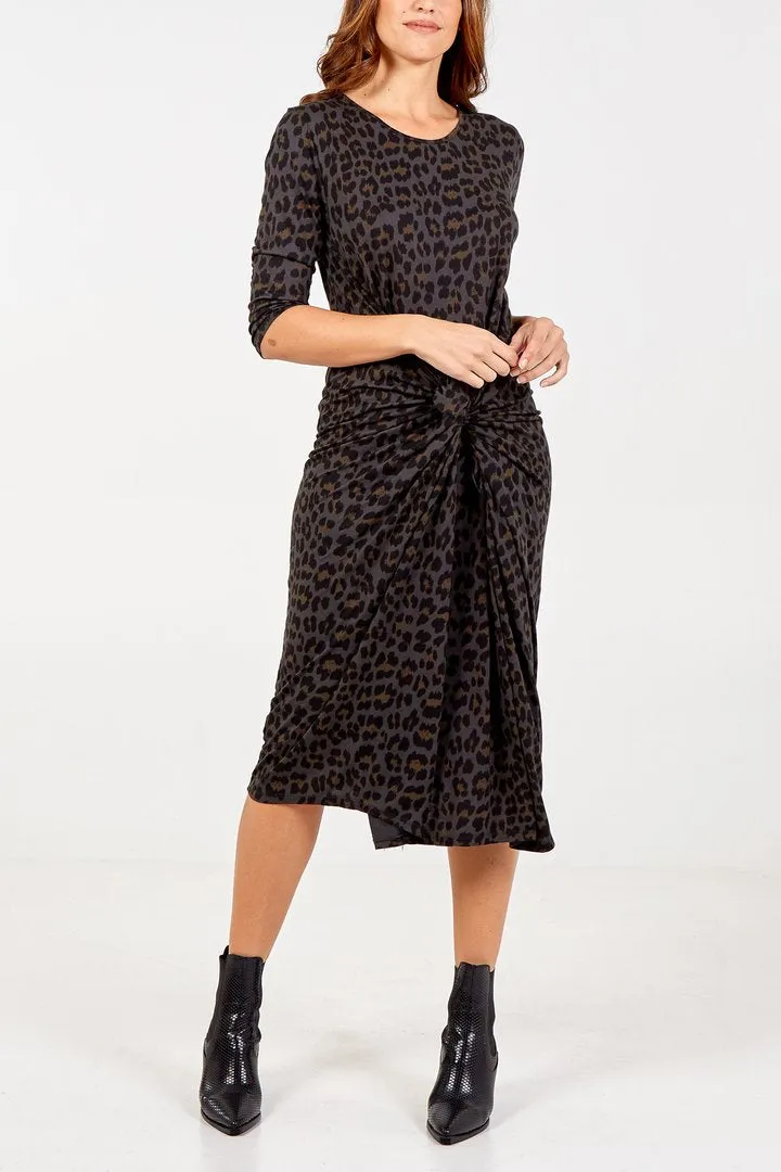 LEOPARD PARACHUTE DRESS
