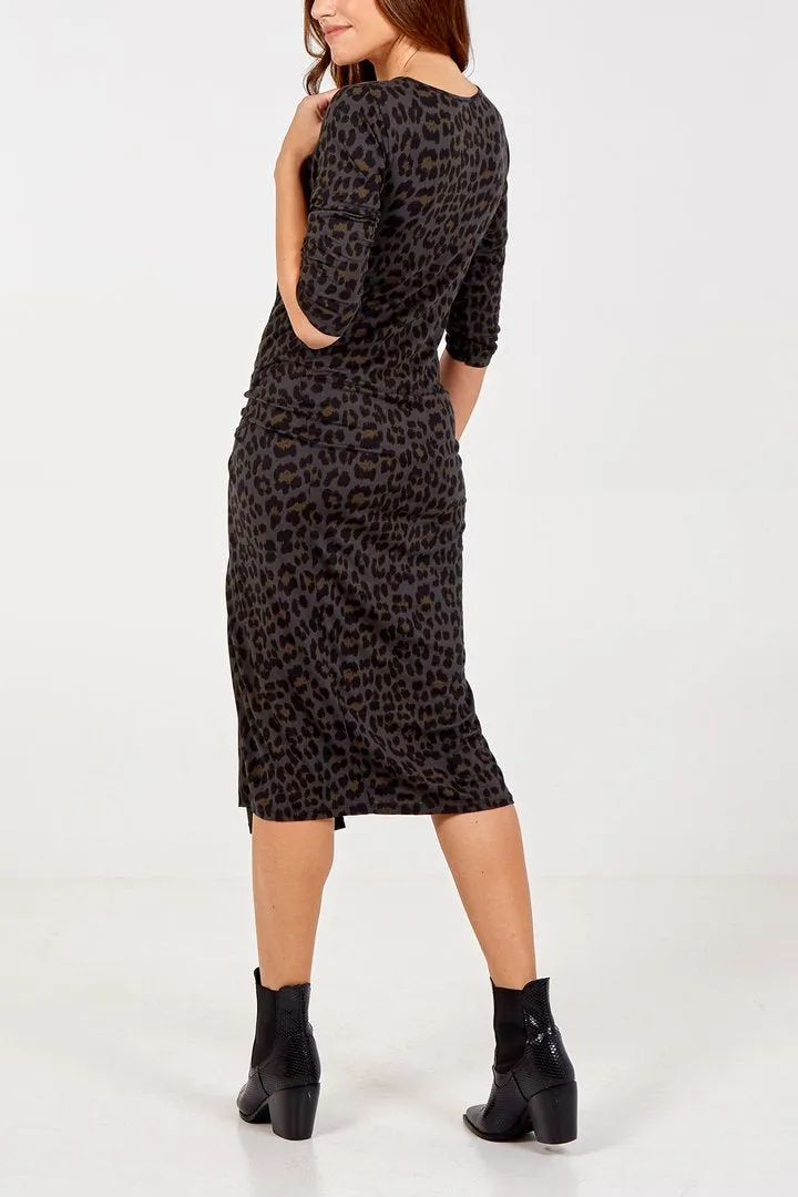 LEOPARD PARACHUTE DRESS
