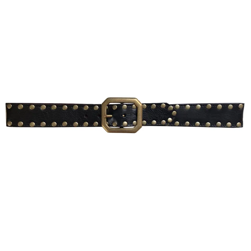 Squared Off Buckle - Black