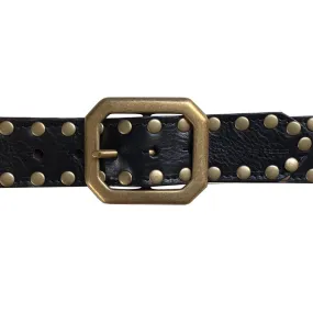Squared Off Buckle - Black